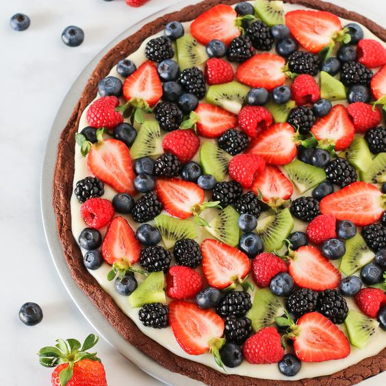 Chocolate Fruit Pizza