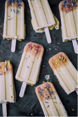 White Chocolate Almond Popsicle