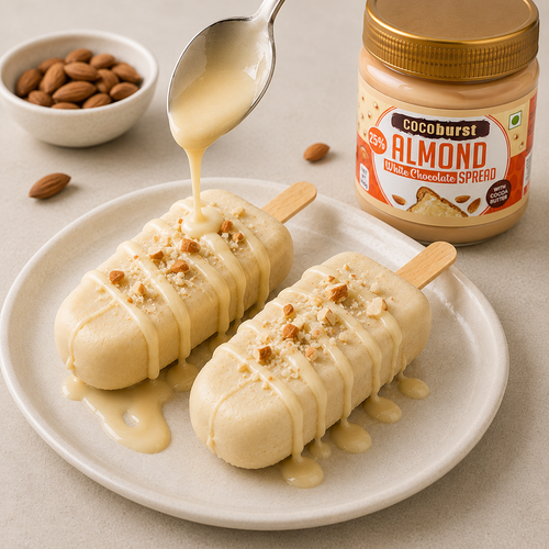 WHITE CHOCOLATE ALMOND POPSICLE