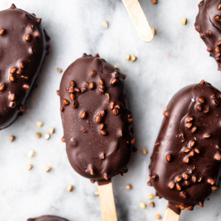 Homemade MAGNUM Almond Swirl Ice-Cream