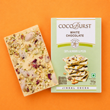 White Chocolate  || 30% Almond & Pista