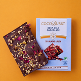 Deep Milk Chocolate || 30% Almond & Pista