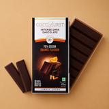 70% Intense Dark Chocolate || Orange Flavour