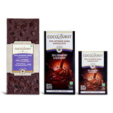 70% Intense Dark Chocolate || 30% Cranberry & Blueberry
