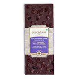 70% Intense Dark Chocolate || 30% Cranberry & Blueberry