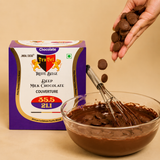 Deep Milk Chocolate Couverture  35.5% - 500g