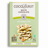 White Chocolate  || 30% Almond & Pista
