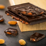 70% Intense Dark Chocolate 30% Roasted Almonds - 50g/100g/200g