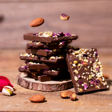 Deep Milk Chocolate || 30% Almond & Pista