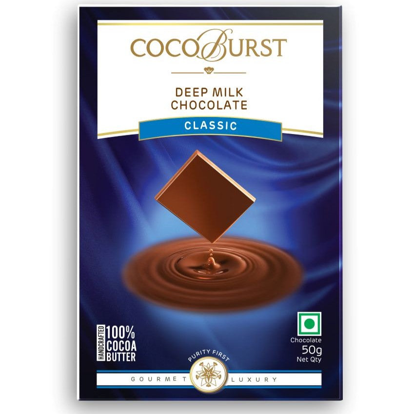 Deep Milk Chocolate Classic - 50g/100g/200g