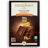 70% Intense Dark Chocolate Orange Flavour - 50g/100g/200g