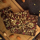 Deep Milk Chocolate 30% Almonds & Pista -  50g/100g/200g