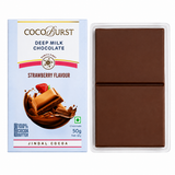 Deep Milk Chocolate || Strawberry Flavour