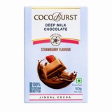 Deep Milk Chocolate || Strawberry Flavour