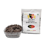 Semi-Sweet Dark Chocolate Couverture Buttons – 46.5% (500g)